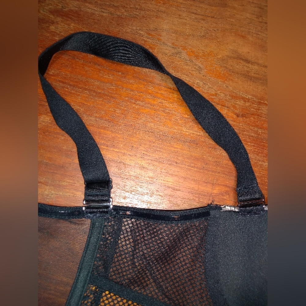 Sexy Black Merry Widow, Corset, No Size 26 Inches Across Breast, Built-I… - Picture 11 of 15